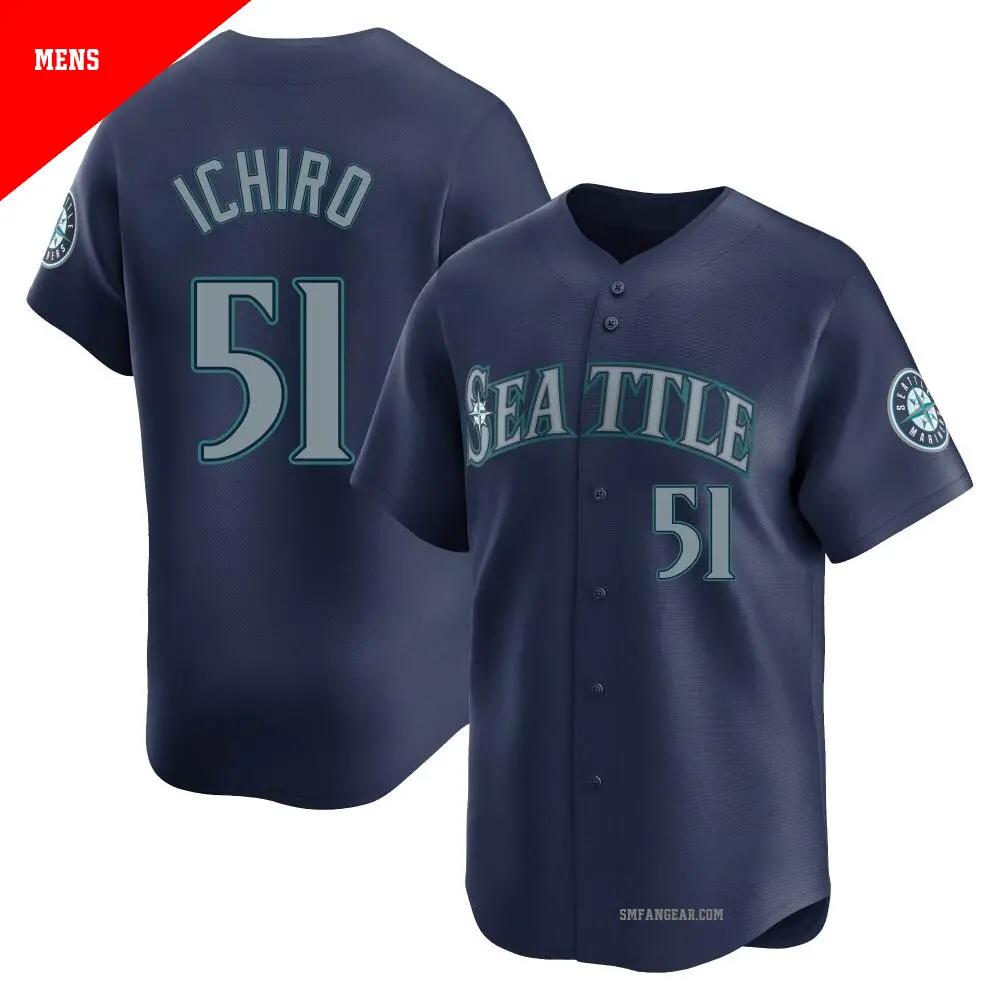 Women's #51 Ichiro Suzuki Seattle Mariners White Limited USA 250