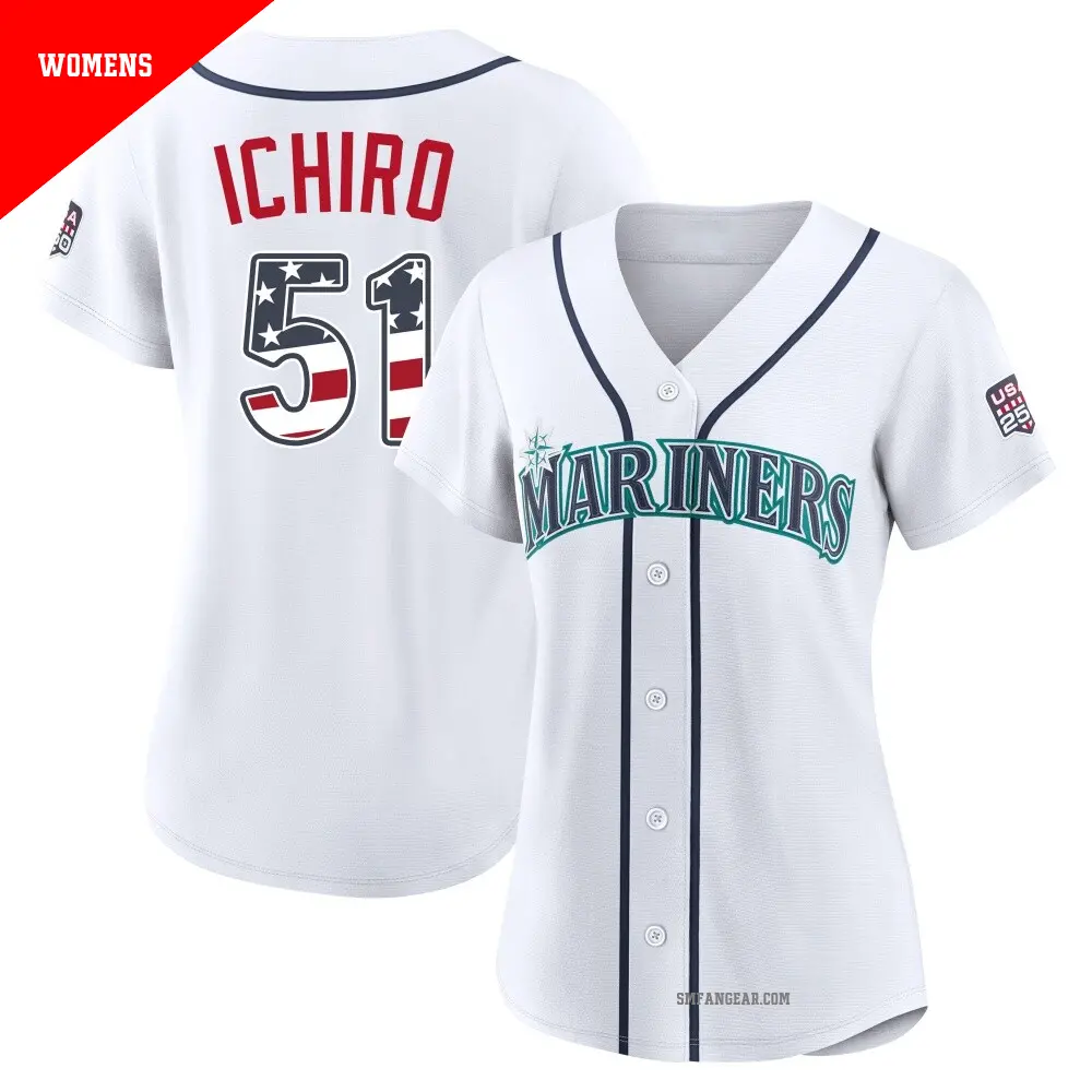 Men's #51 Ichiro Suzuki Seattle Mariners Cream Limited Alternate